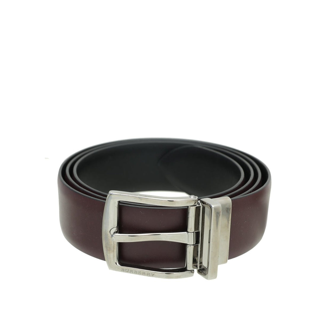 Burberry Bicolor Clarke Reversible Belt 42