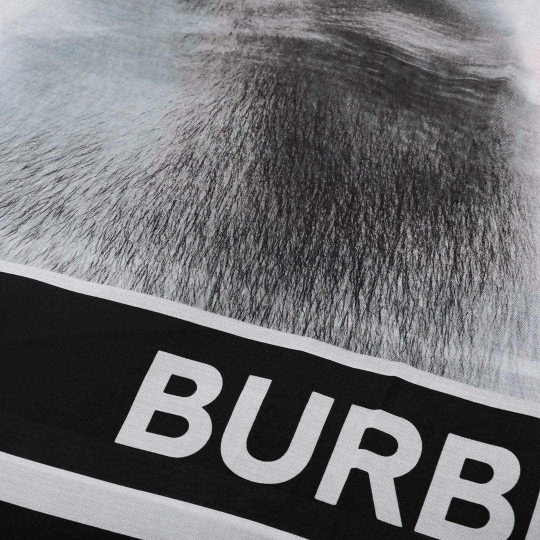 Burberry Bicolor Crown Is In My Heart Gorilla Square Scarf