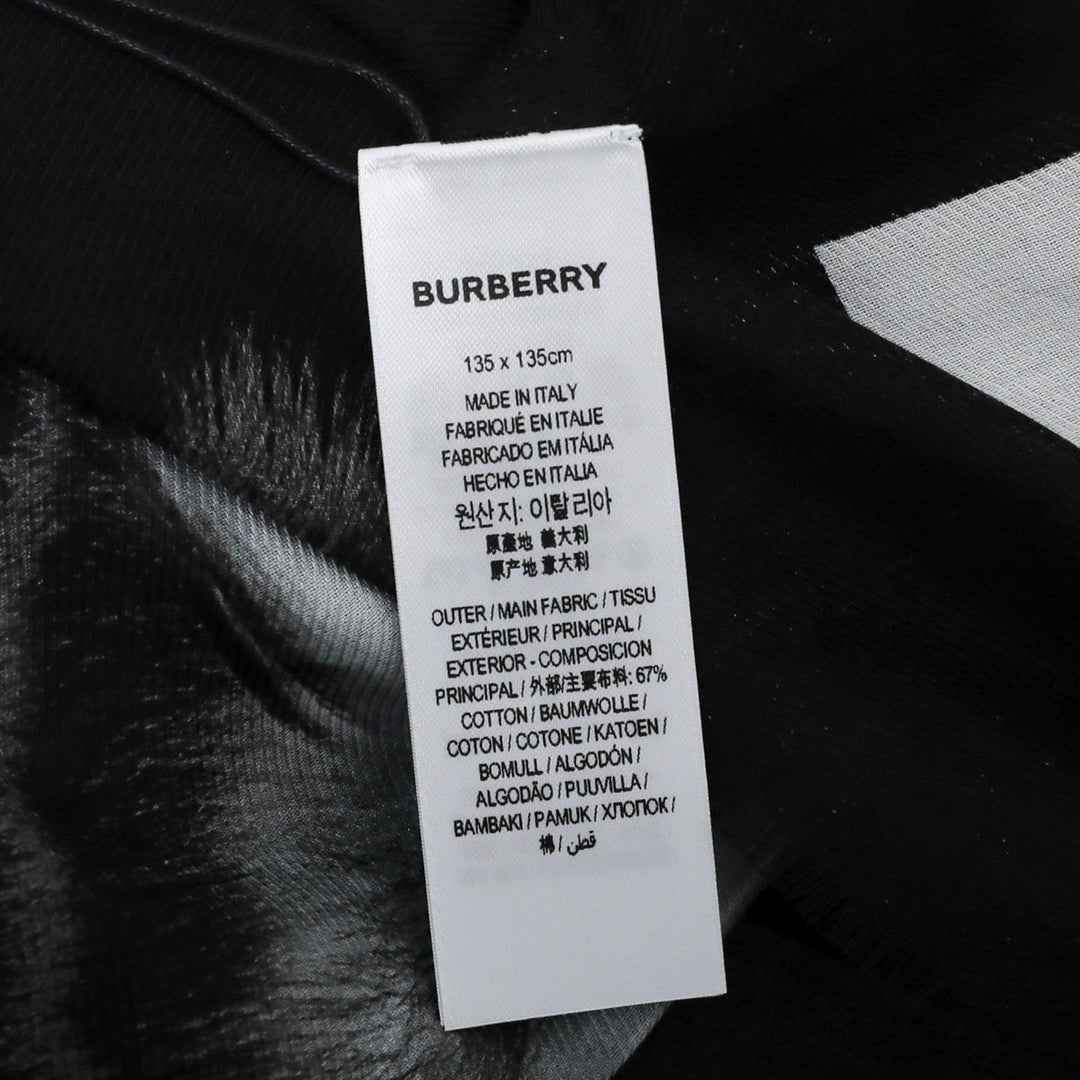 Burberry Bicolor Crown Is In My Heart Gorilla Square Scarf