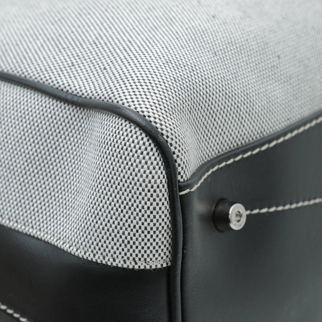 Burberry Bicolor Cube Holdall Duffle Bag