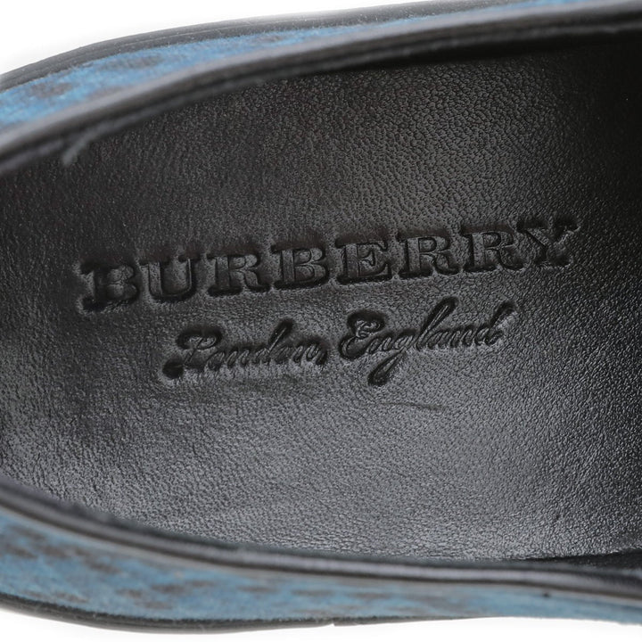 Burberry Bicolor Fringe Penny Slip on Sneakers 39