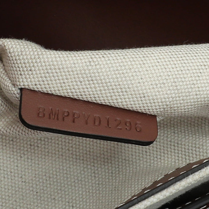 Burberry Bicolor Horseferry Print Note Crossbody Bag