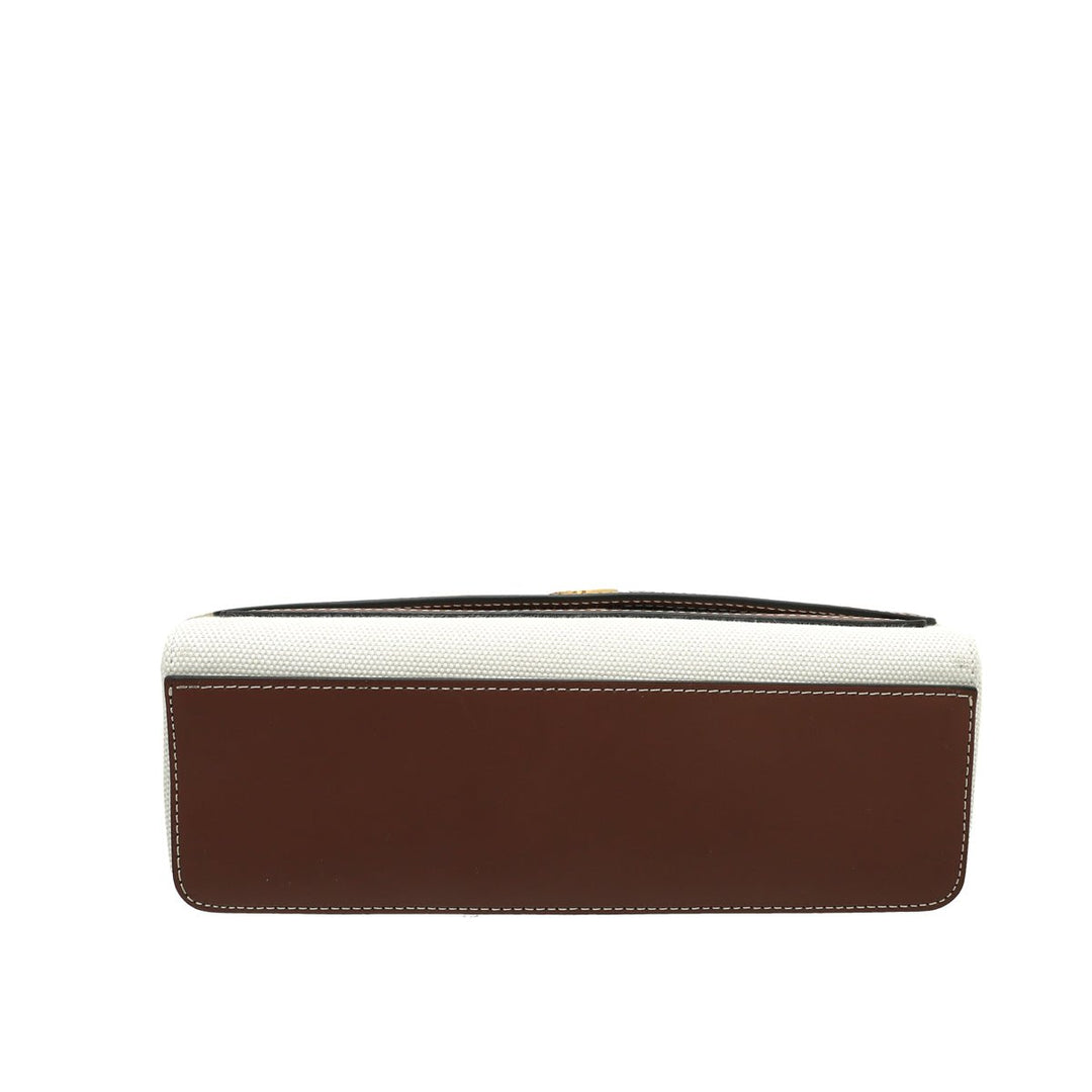 Burberry Bicolor Horseferry Print Note Crossbody Bag
