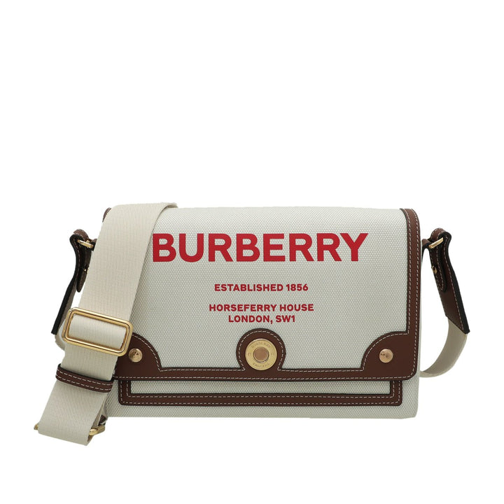 Burberry Bicolor Horseferry Print Note Crossbody Bag
