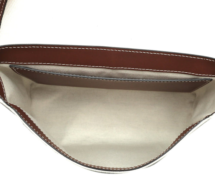 Burberry Bicolor Horseferry Print Note Crossbody Bag