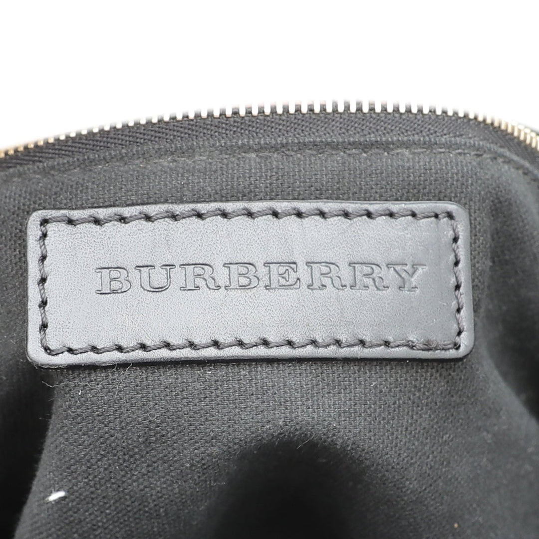 Burberry Bicolor House Check Orchard Satchel Bag
