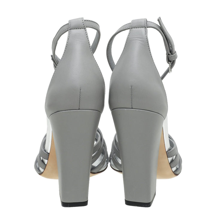 Burberry Bicolor Hove Thong Split-Toe Sandals 38