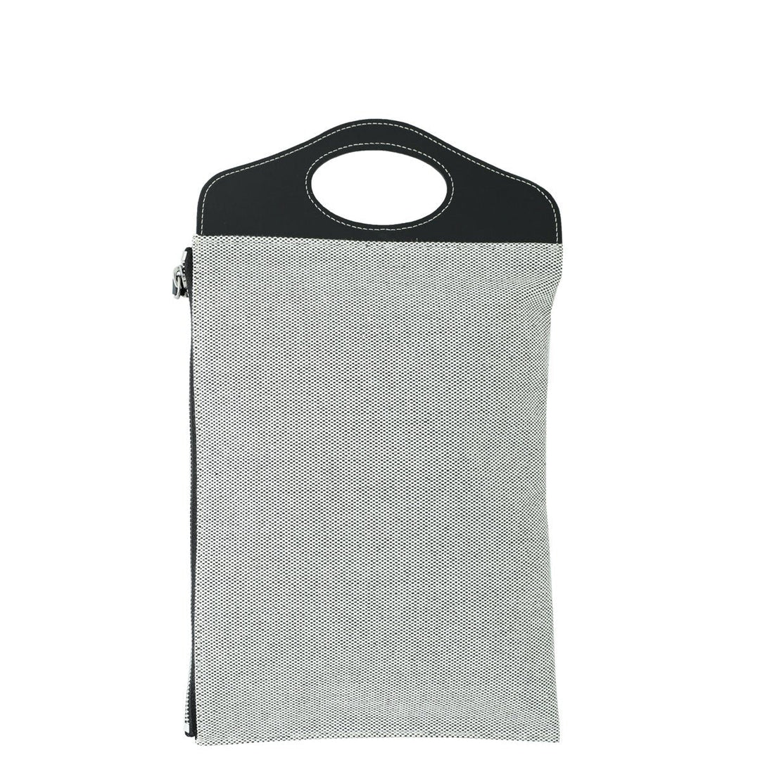 Burberry Bicolor Logo Pocket Handle Pouch