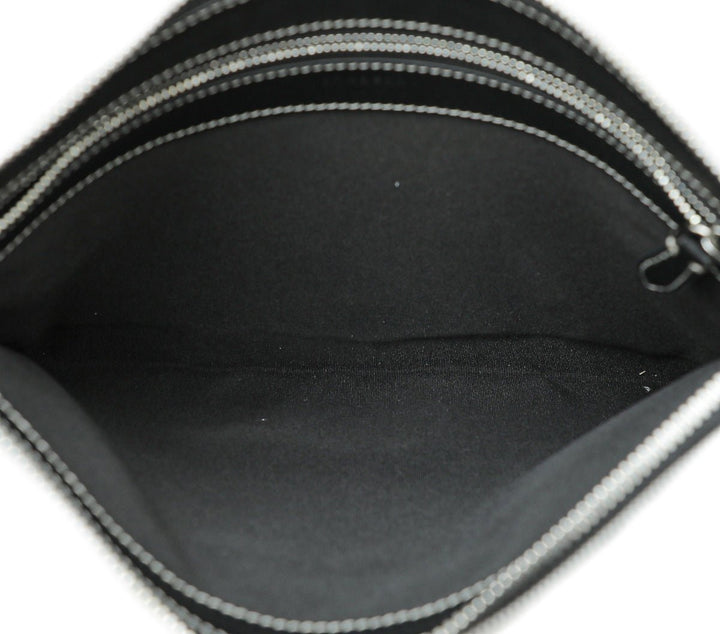 Burberry Bicolor Logo Pocket Handle Pouch
