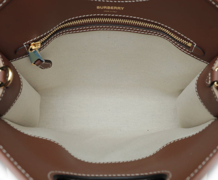 Burberry Bicolor Mini Calf Hair Pocket Bag
