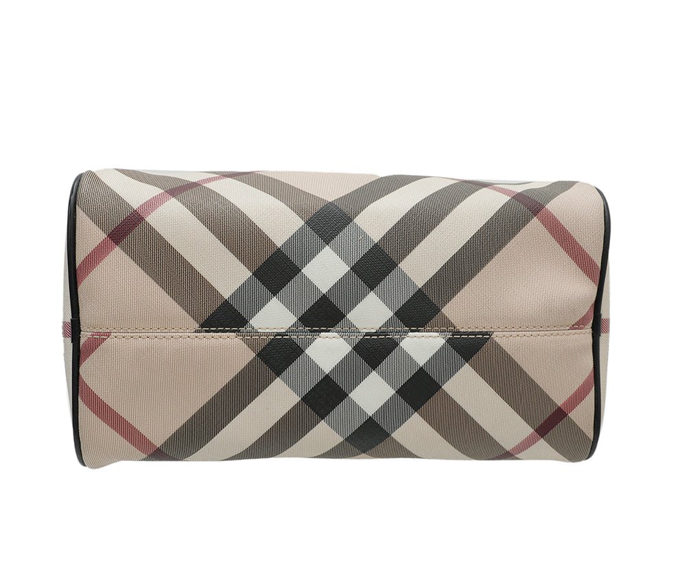 Burberry Bicolor Nova Check Chester Boston Bag