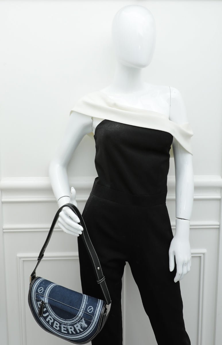 Burberry Bicolor Olympia Graphic Bag