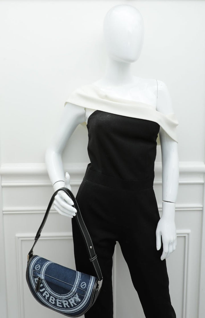 Burberry Bicolor Olympia Graphic Bag
