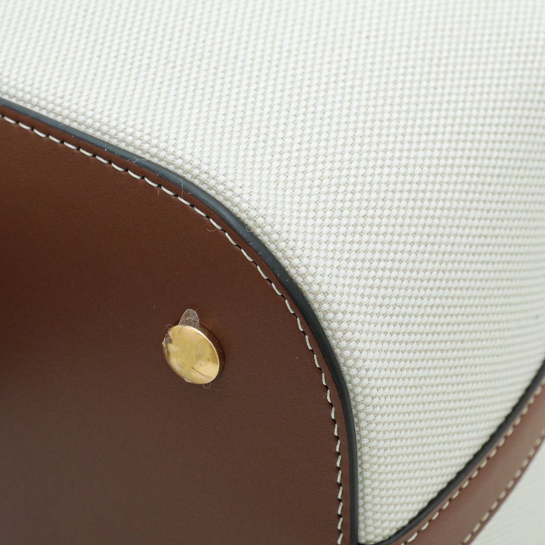 Burberry Bicolor Peggy Small Bucket Bag