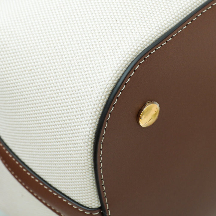 Burberry Bicolor Peggy Small Bucket Bag