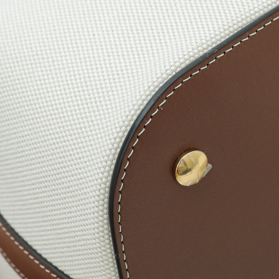 Burberry Bicolor Peggy Small Bucket Bag