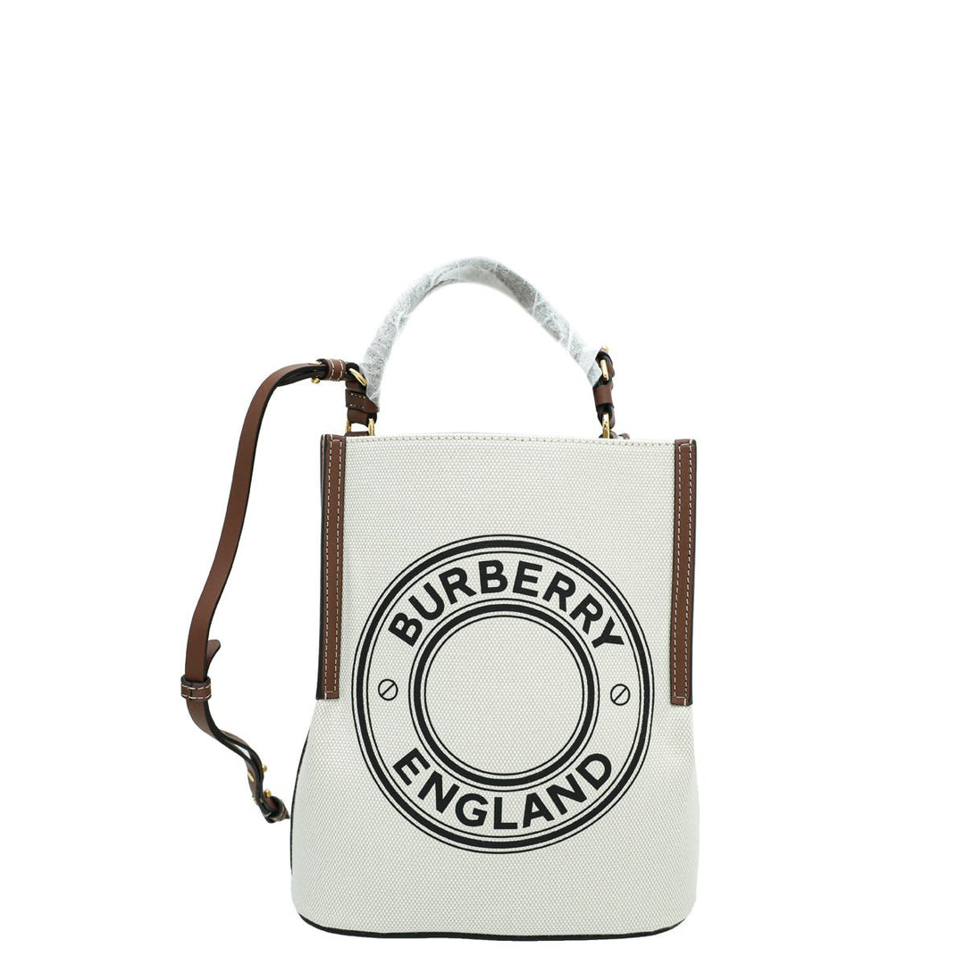 Burberry Bicolor Peggy Small Bucket Bag
