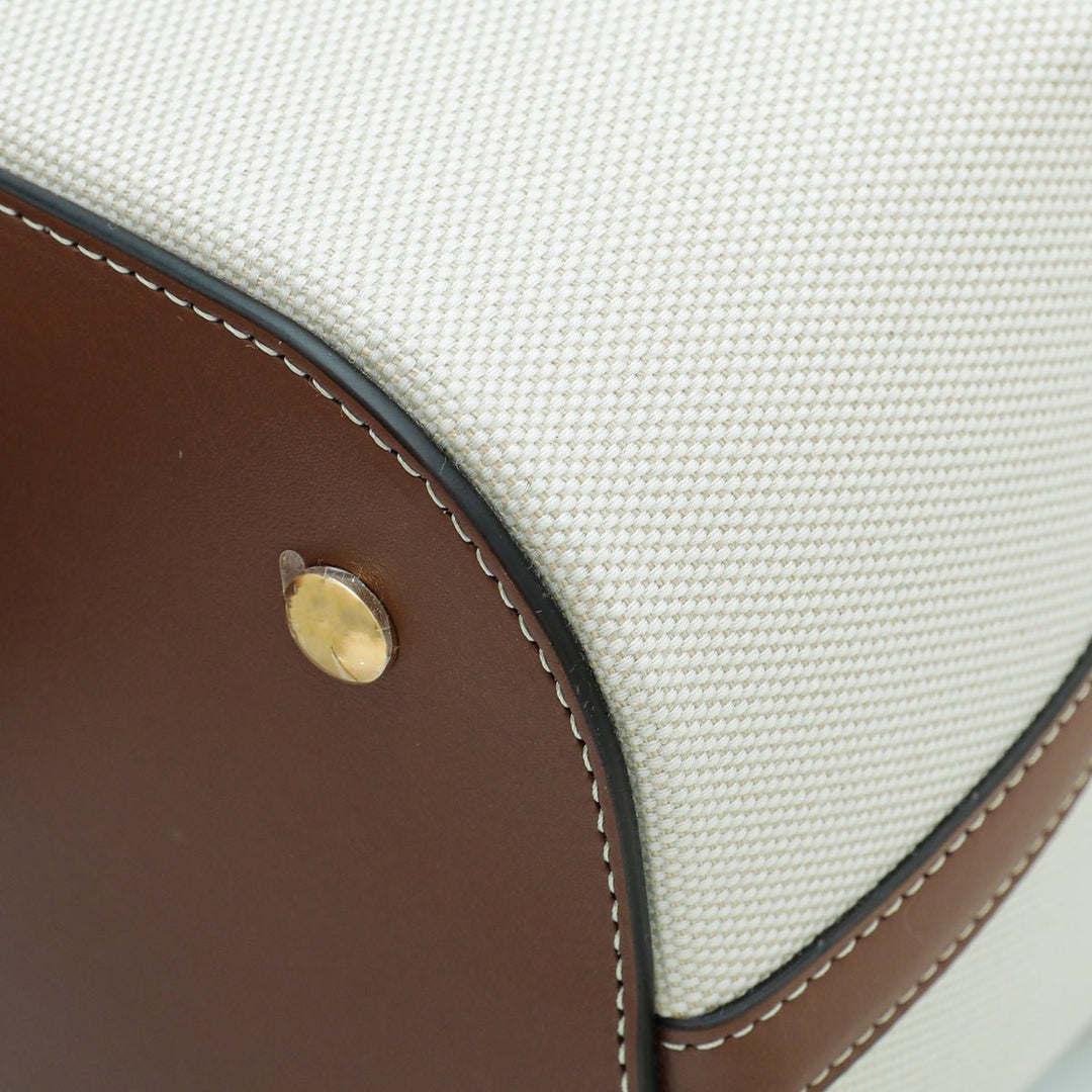 Burberry Bicolor Peggy Small Bucket Bag