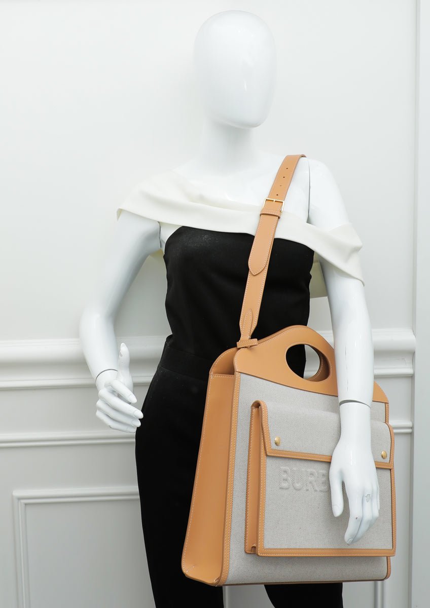 Burberry Bicolor Pocket Bag