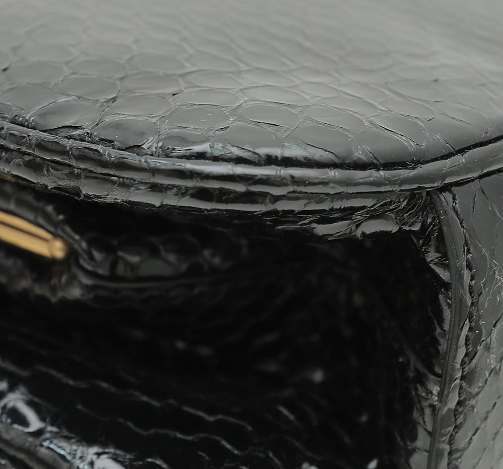 Burberry Bicolor Python Pochette Frame Bag