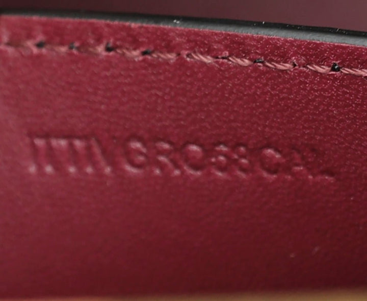 Burberry Bicolor Python Pochette Frame Bag
