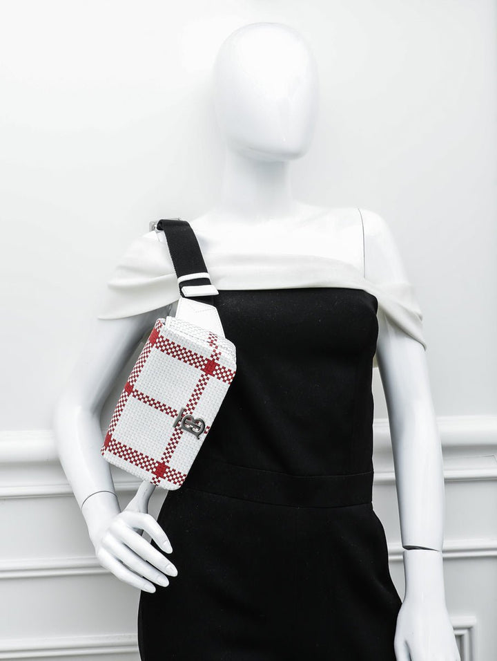 Burberry Bicolor TB Woven Lola Bumbag