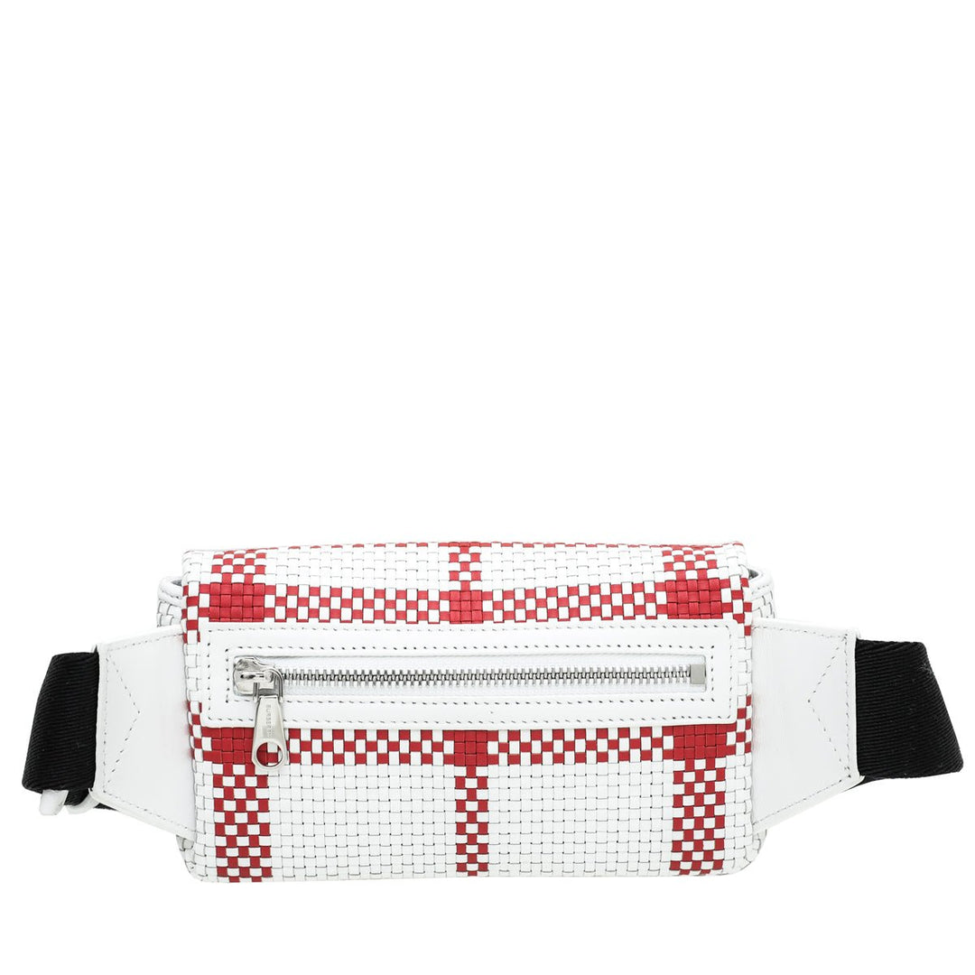 Burberry Bicolor TB Woven Lola Bumbag