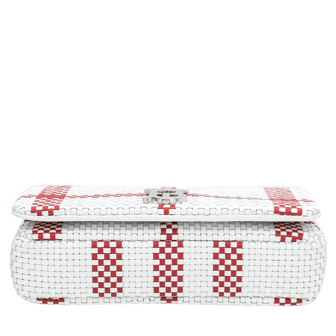 Burberry Bicolor TB Woven Lola Bumbag