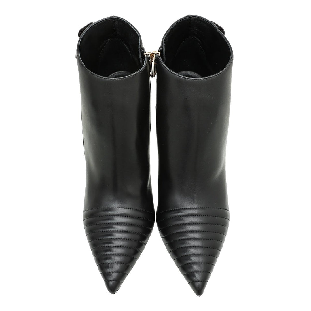 Burberry Black Alexandra Pointed Toe Ankle Boots 40