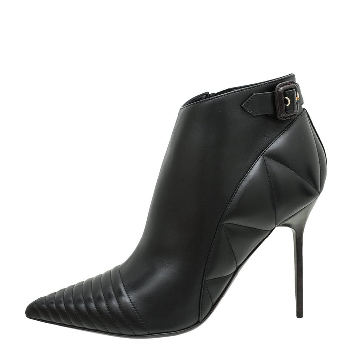 Burberry Black Alexandra Pointed Toe Ankle Boots 40