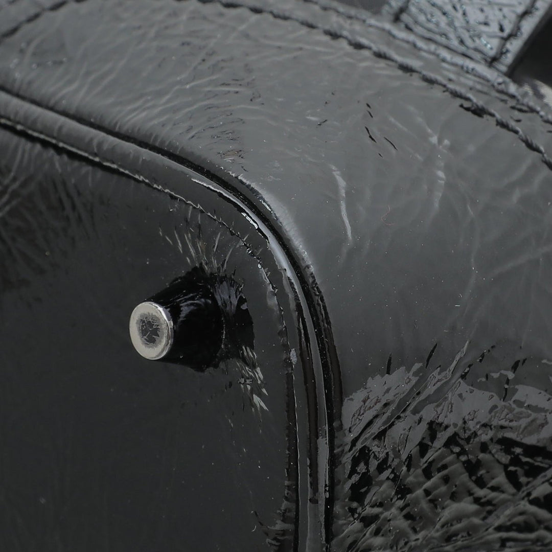 Burberry Black Nylon Beatcheck Floral Florence Bag