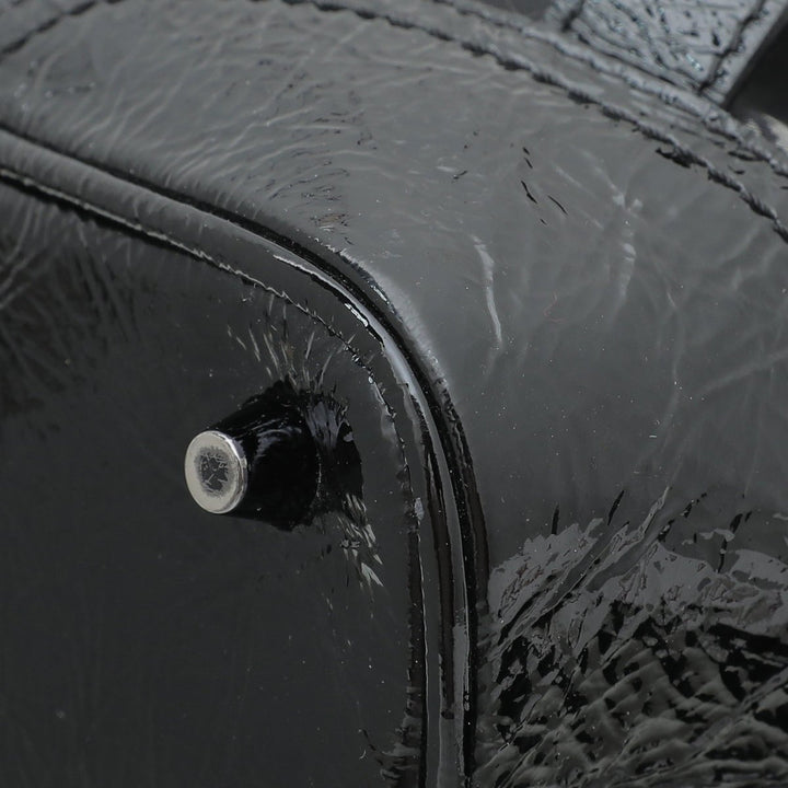 Burberry Black Nylon Beatcheck Floral Florence Bag