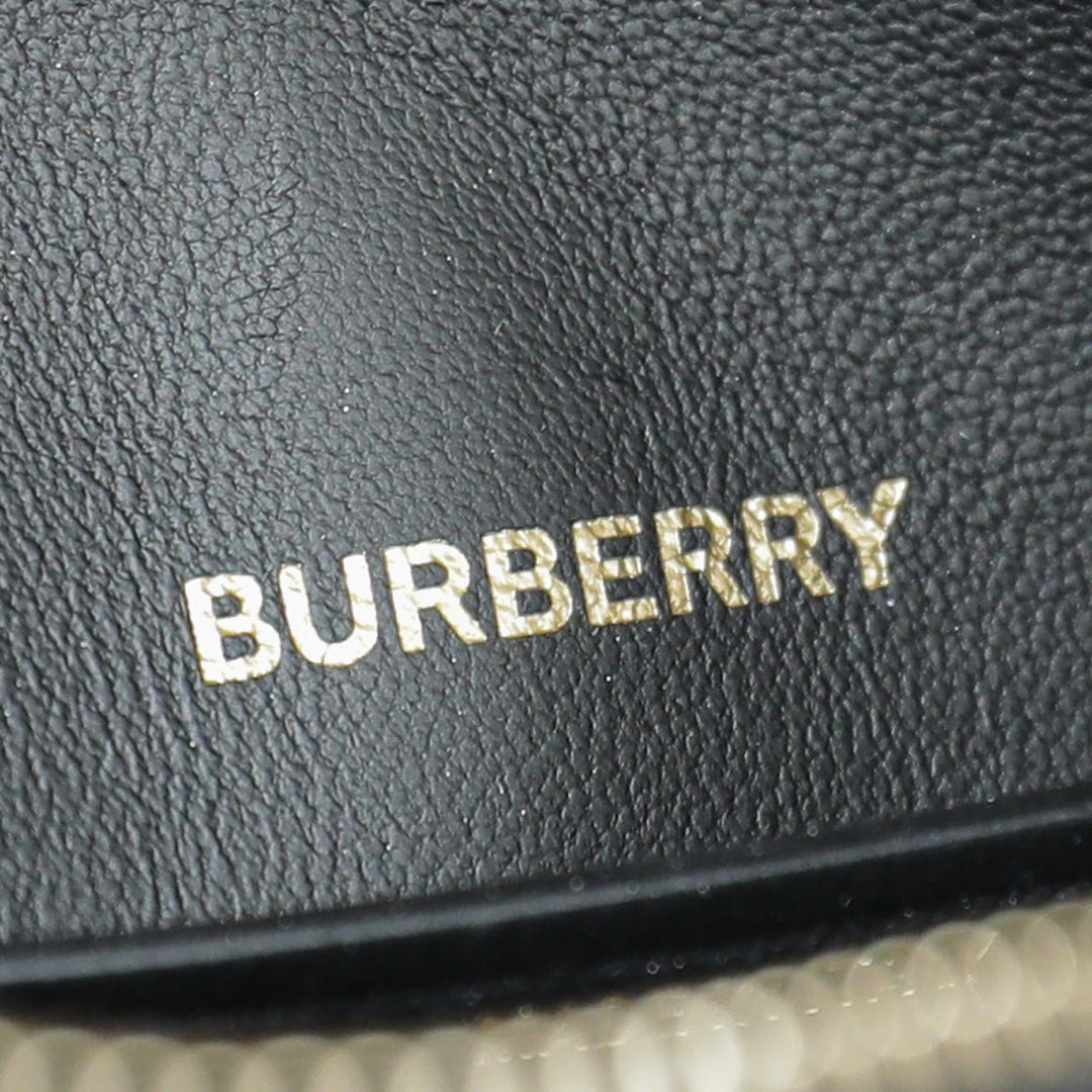 Burberry Black Olympia Studs Mini Zip Bag