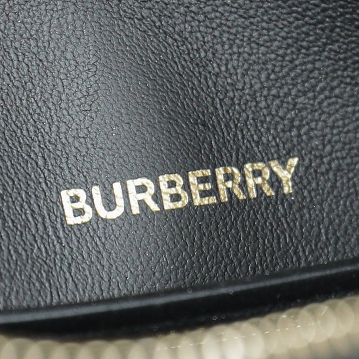 Burberry Black Olympia Studs Mini Zip Bag