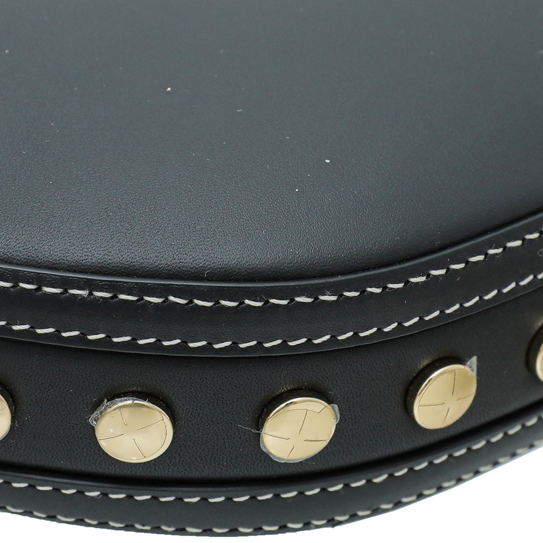 Burberry Black Olympia Studs Mini Zip Bag