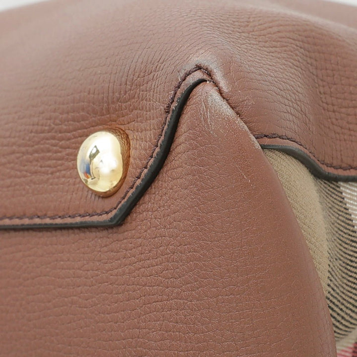 Burberry Brown Banner Tote Bag