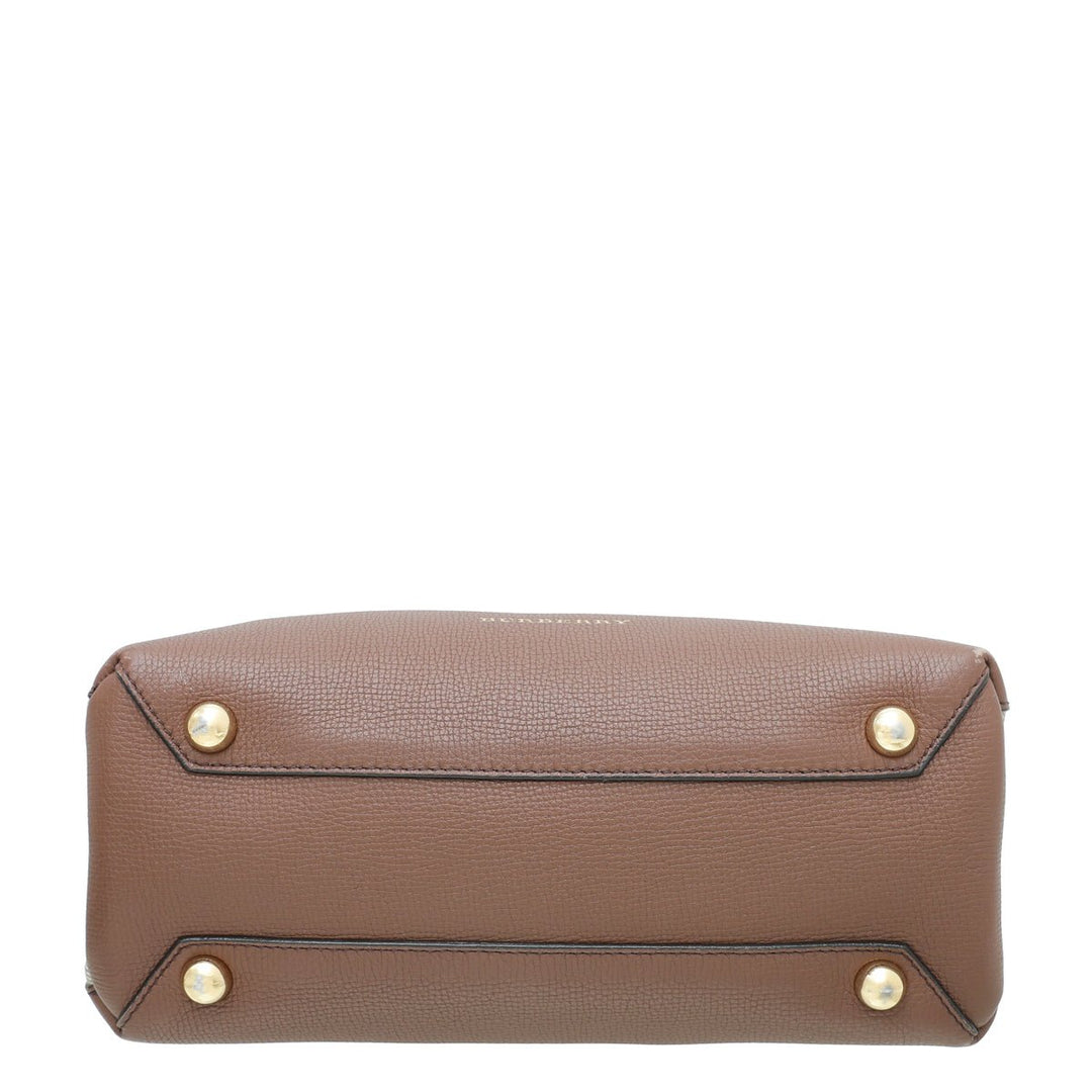 Burberry Brown Banner Tote Small Bag