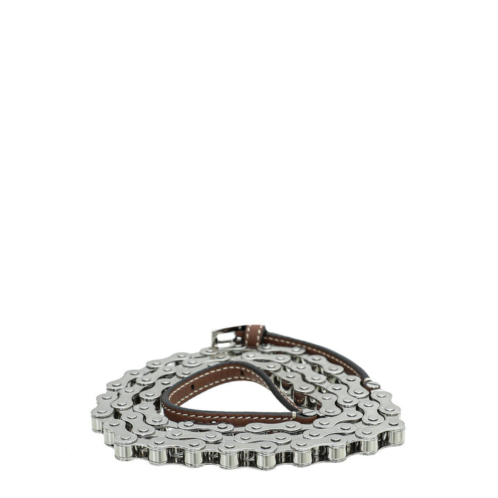Burberry Brown Bike Chain Belt Large