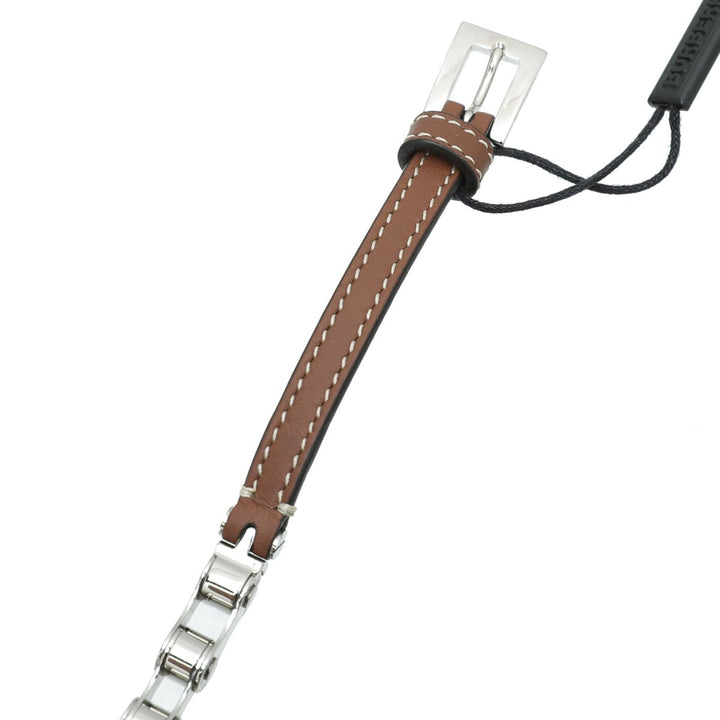 Burberry Brown Bike Chain Belt Large