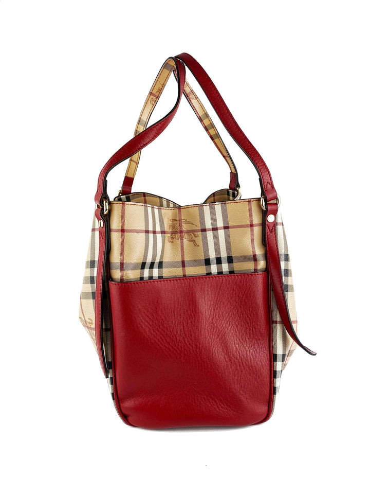 Burberry Haymarket Canterbury Tote