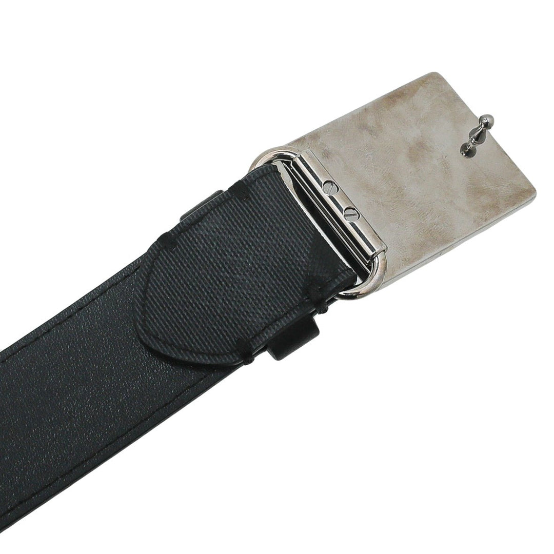 Burberry Charcoal Check Buckle Belt 30