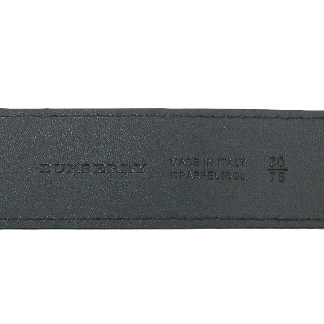 Burberry Charcoal Check Buckle Belt 30