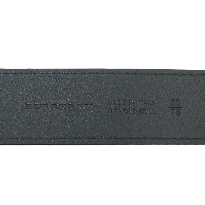 Burberry Charcoal Check Buckle Belt 30