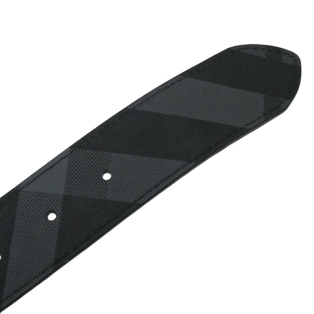 Burberry Charcoal Check Buckle Belt 30