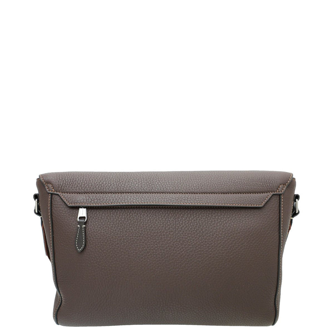 Burberry Clay Brown Pocket Messenger Bag