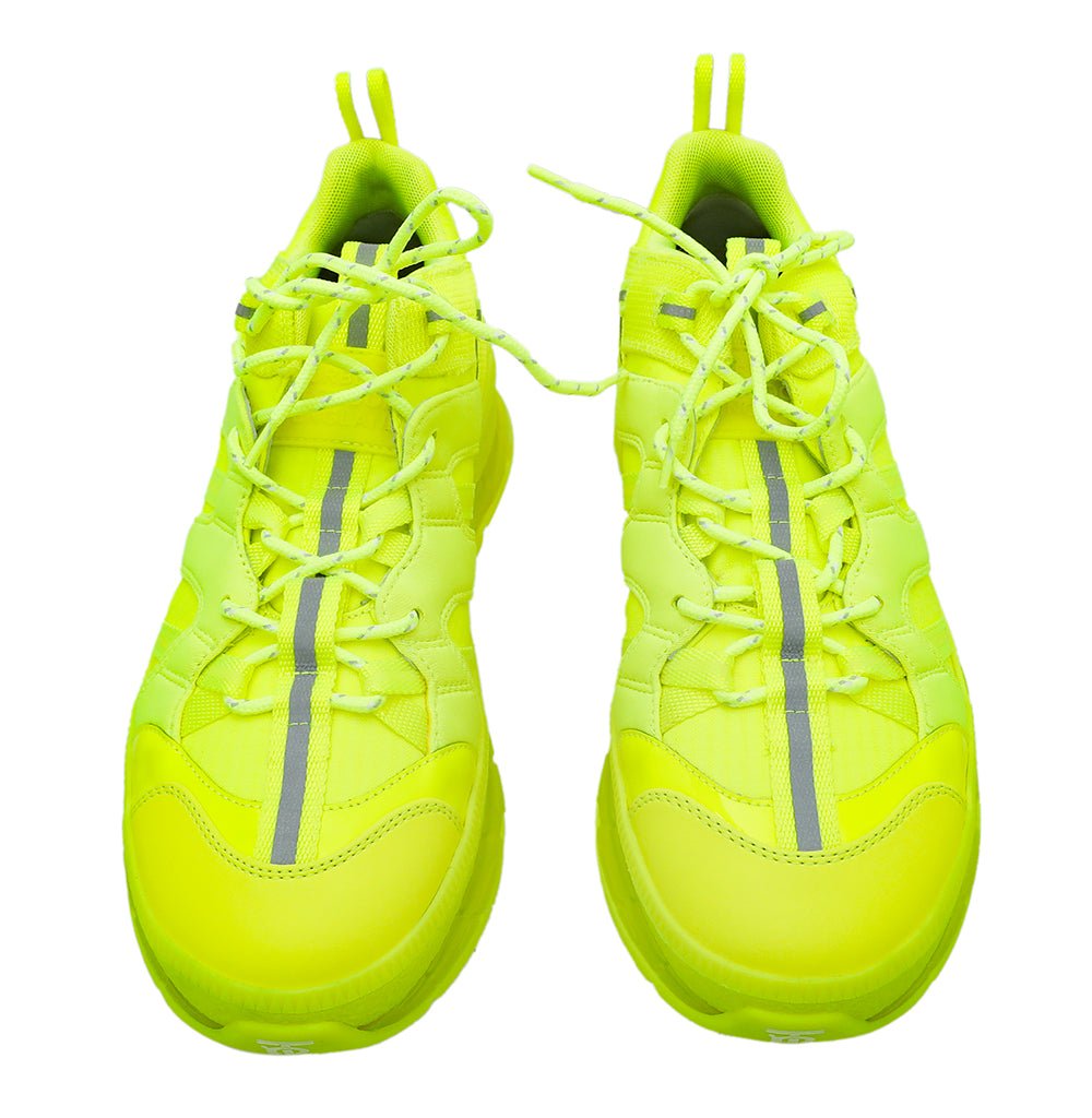 Burberry Fluorescent Yellow Union Sneakers 40