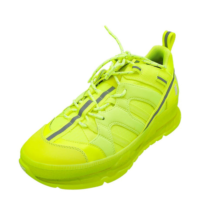 Burberry Fluorescent Yellow Union Sneakers 40