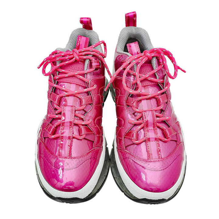 Burberry Fuchsia Union Sneakers 36