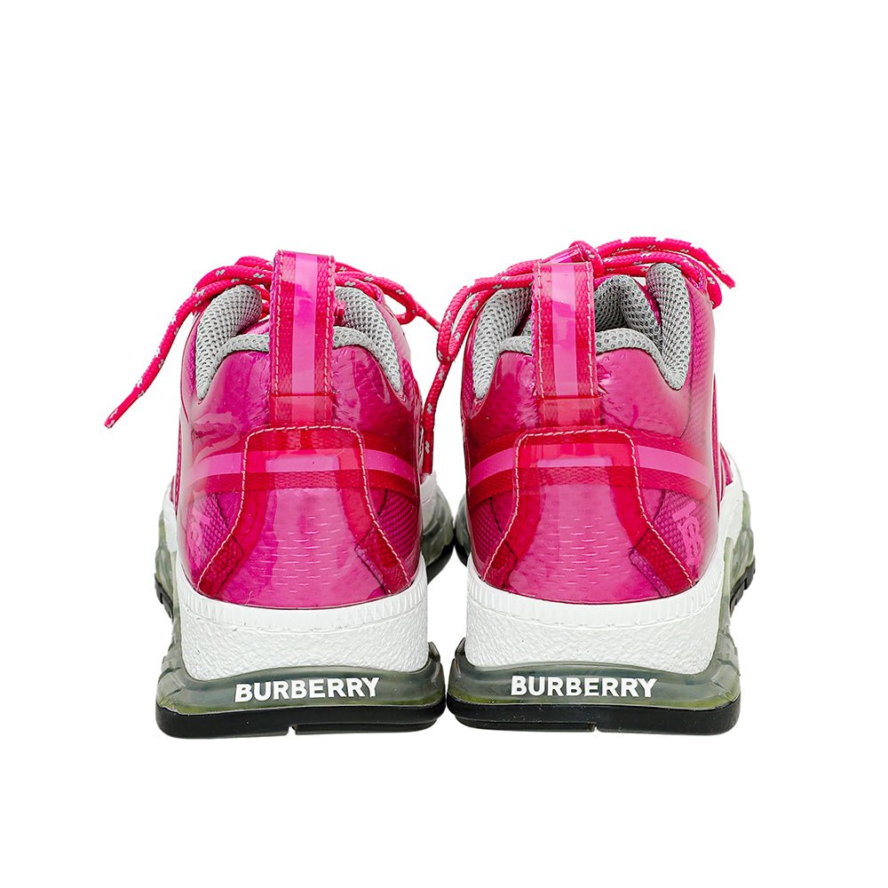 Burberry Fuchsia Union Sneakers 36