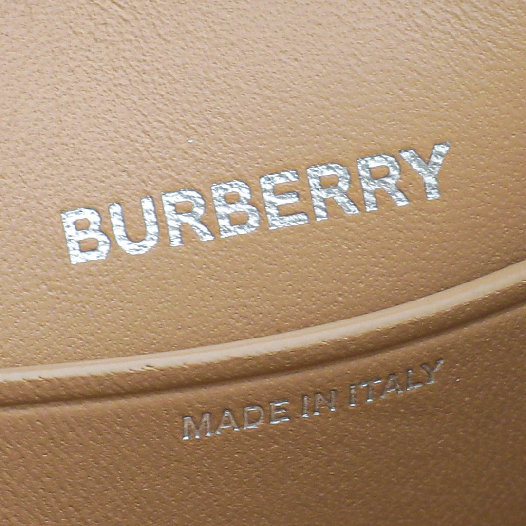 Burberry Gold Olympia Mini Chain Zip Bag